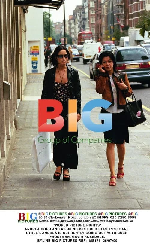 Andrea Corr and Friend on Sloane Street