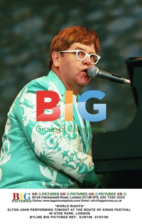 Elton John Performs at Route of Kings Festival