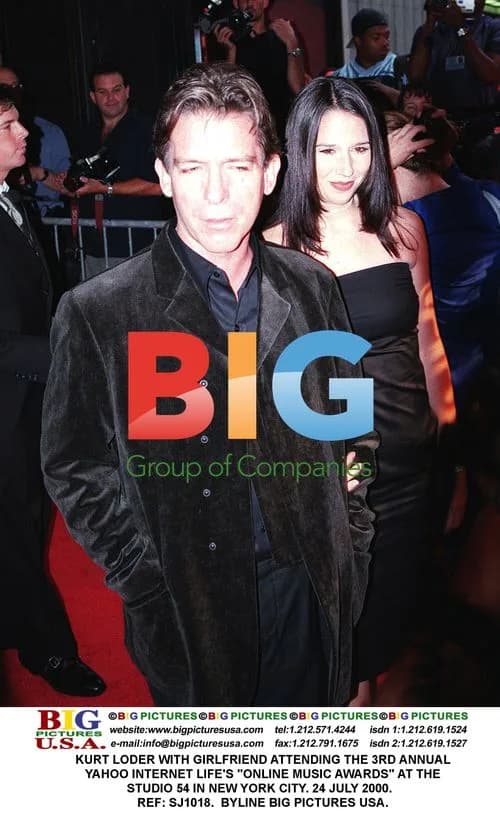 Kurt Loder and Girlfriend at Online Music Awards