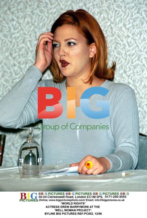Drew Barrymore at the 'Well Woman Project'