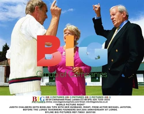 Judith Chalmers Gets Bowling Tips