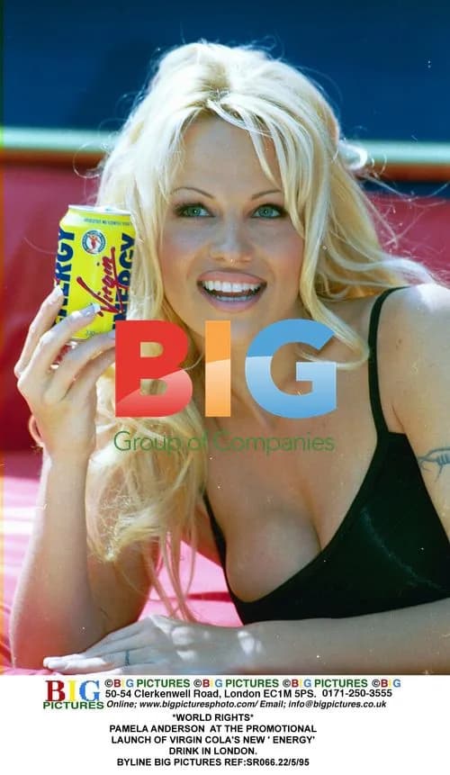 Pamela Anderson at Virgin Cola Launch in London