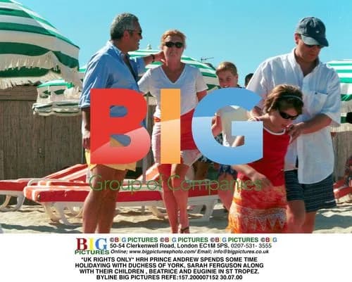 Prince Andrew, Sarah Ferguson in St Tropez