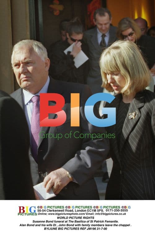 Susanne Bond funeral at The Basilica of St Patrick