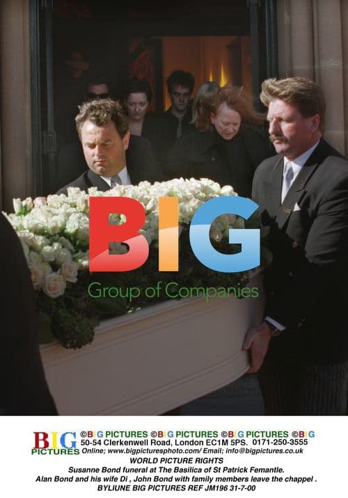 Susanne Bond funeral at The Basilica of St Patrick Femantle