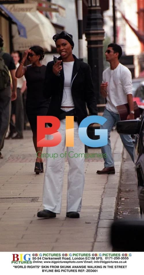 SKIN from Skunk Anansie out and about