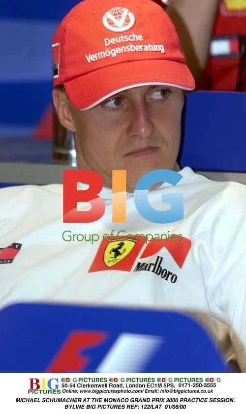 Schumacher at Monaco GP 2000 Practice