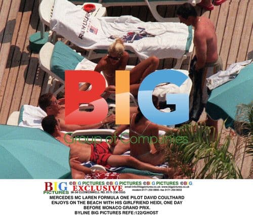 David Coulthard and Girlfriend at Monaco