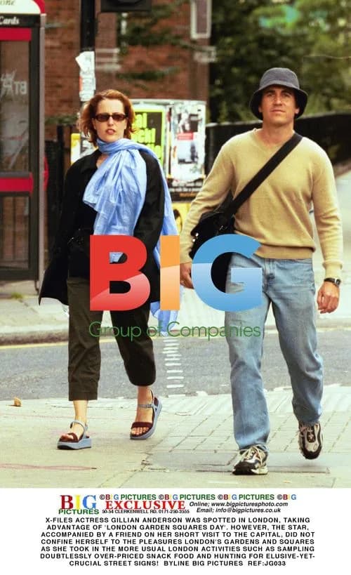 Gillian Anderson Spotted in London
