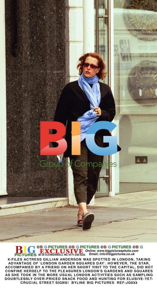 Gillian Anderson Spotted in London