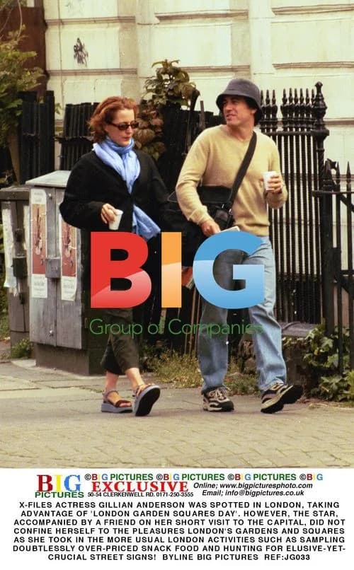 Gillian Anderson Spotted in London
