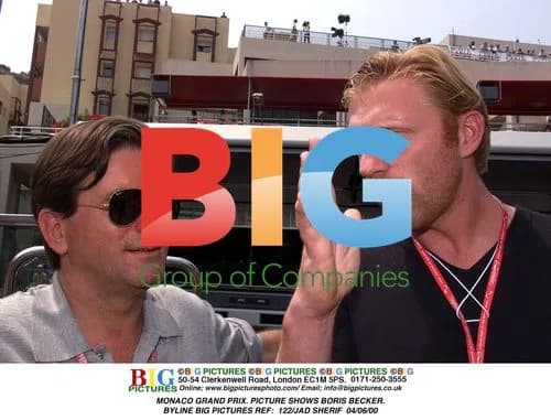 Boris Becker at Monaco Grand Prix