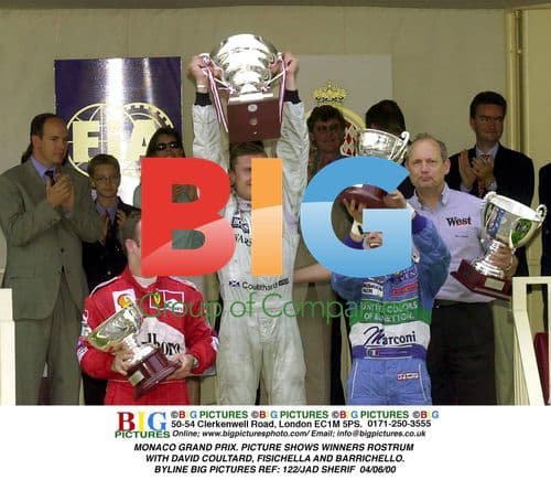 Monaco Grand Prix Winners Podium