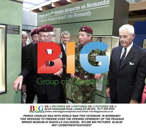Prince Charles at Pegasus Bridge Museum Opening