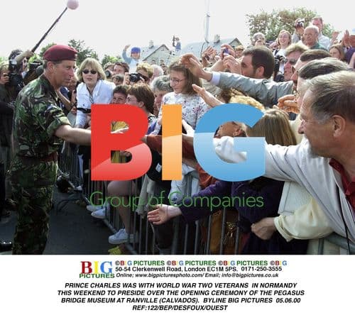 Prince Charles at Pegasus Bridge Museum Opening