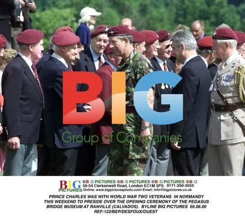 Prince Charles at Pegasus Bridge Museum Opening