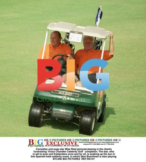 Mike Reid plays in charity golf event in Spain