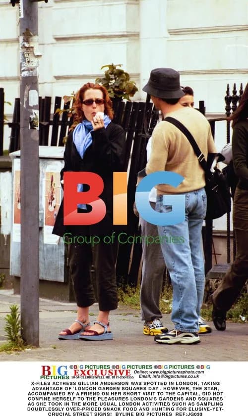 Gillian Anderson Spotted in London
