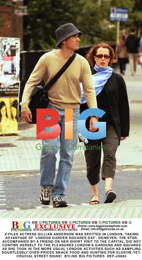 Gillian Anderson Spotted in London