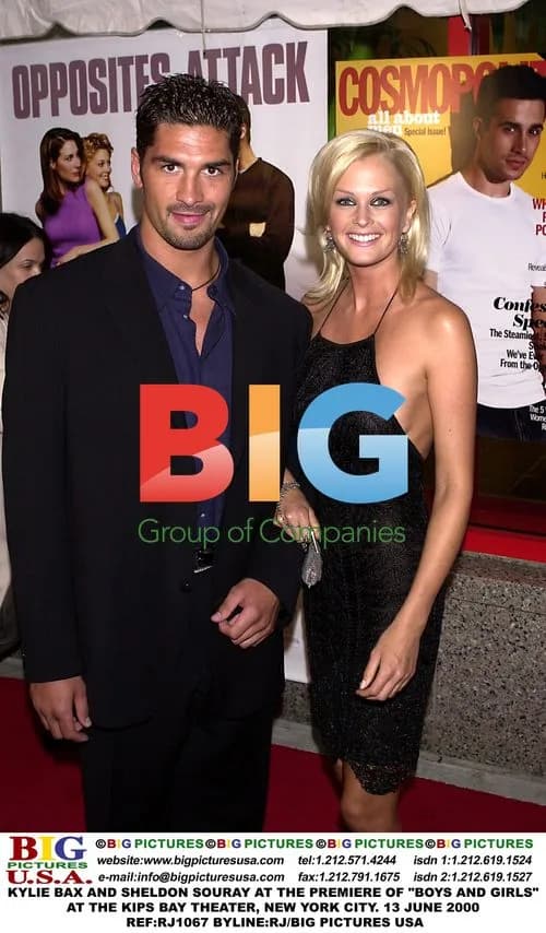 Kylie Bax and Sheldon Souray at "Boys and Girls" premiere