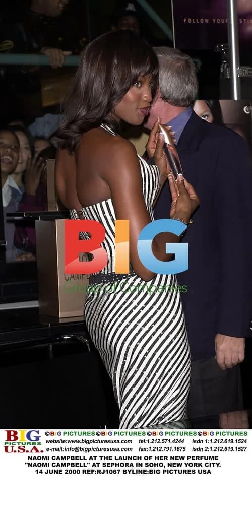 Naomi Campbell Perfume Launch in NYC