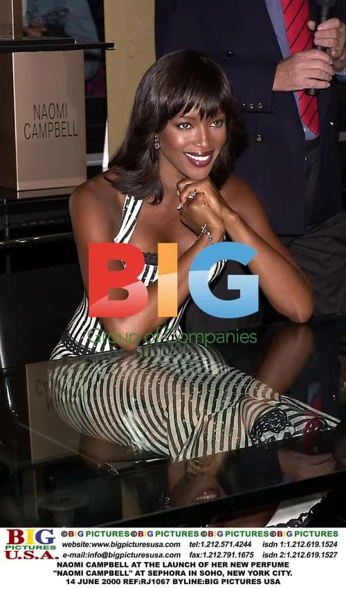 Naomi Campbell Launches New Perfume