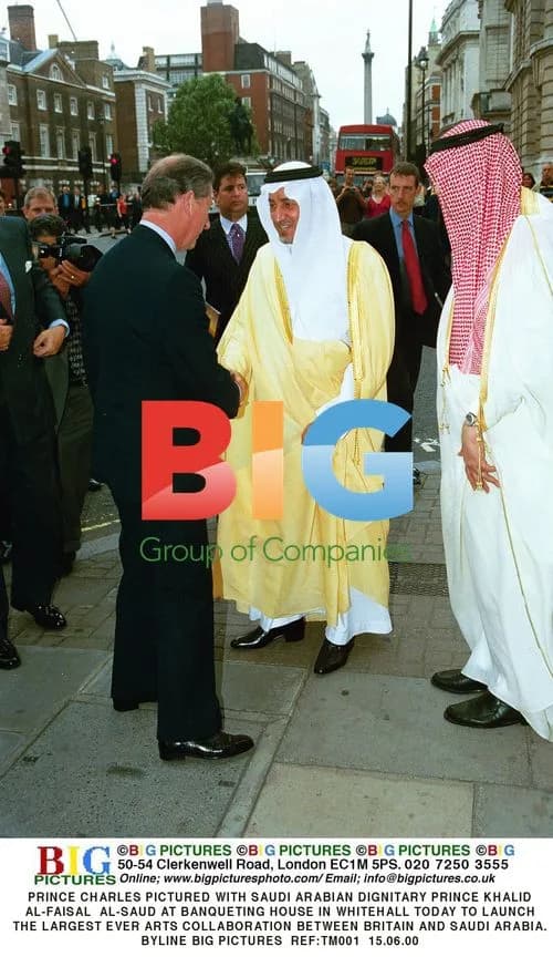 Prince Charles and Prince Khalid at Arts Collaboration Launch