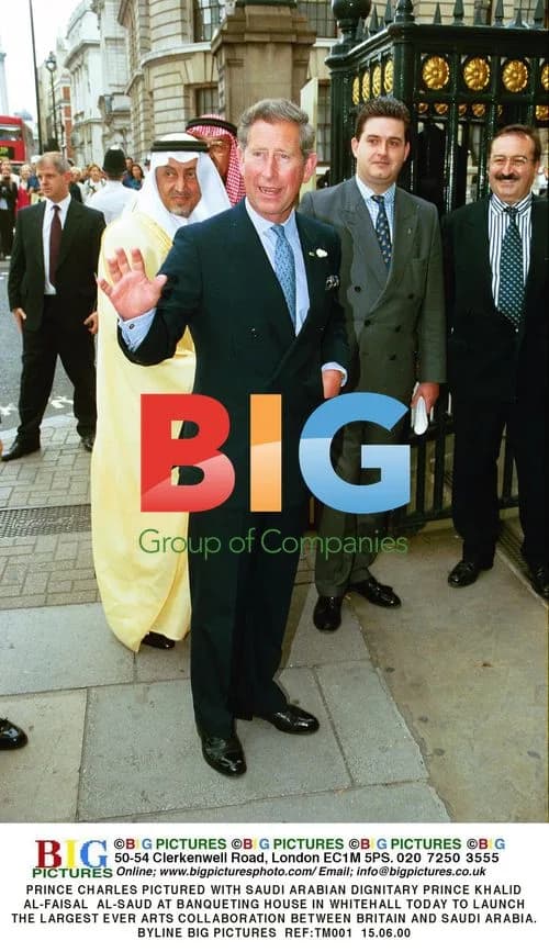 Prince Charles Pictured with Saudi Dignitary