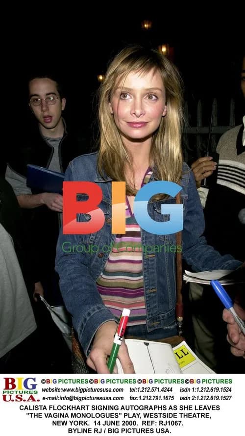 Calista Flockhart at The Vagina Monologues