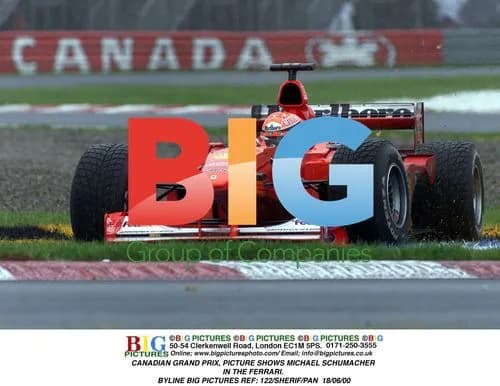 Michael Schumacher in Ferrari at Canadian Grand Prix