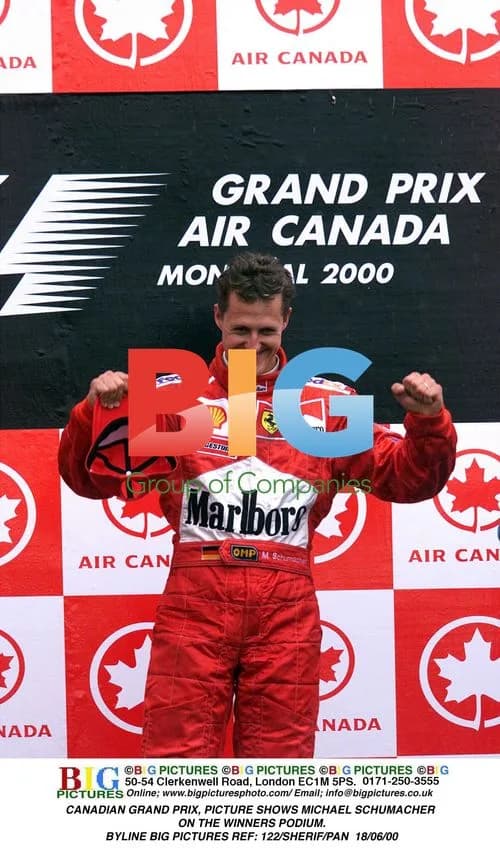 Michael Schumacher on Canadian GP Podium
