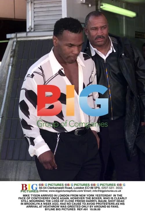 Mike Tyson Arrives in London