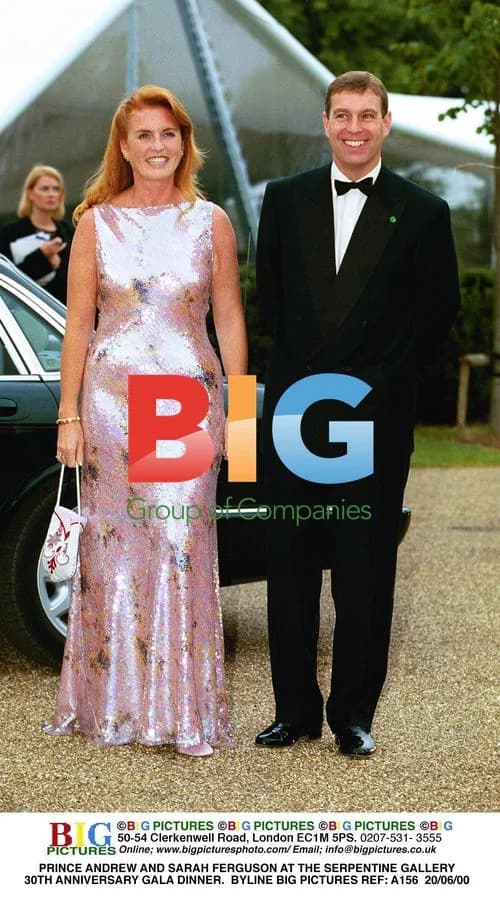 Prince Andrew and Sarah Ferguson at Serpentine Gala