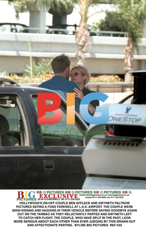 Ben Affleck and Gwyneth Paltrow's Goodbye at LAX