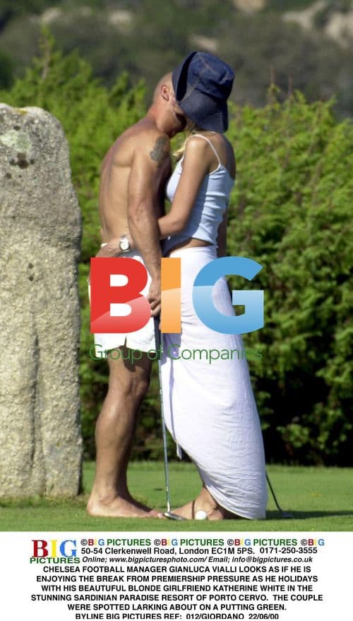 Chelsea Manager Gianluca Vialli Enjoys Sardinian Vacation