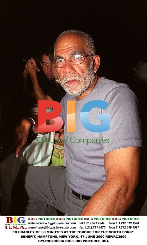 Ed Bradley at Hamptons Benefit