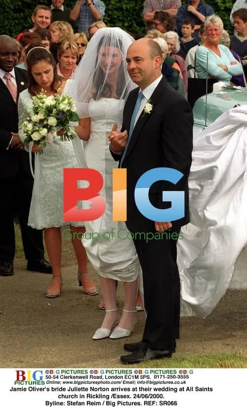 Jamie Oliver's wedding with Juliette Norton