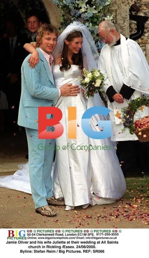 Jamie Oliver wedding in Rickling, Essex