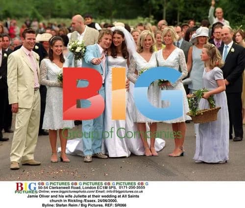Jamie Oliver’s wedding in Rickling, Essex