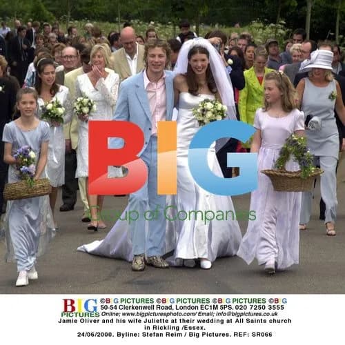 Jamie Oliver weds Juliette at Rickling church