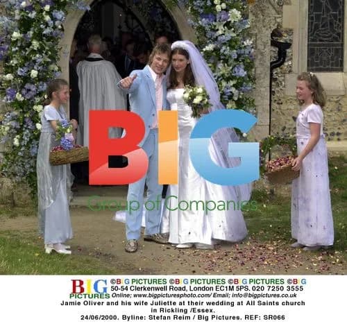 Jamie Oliver's wedding in Rickling, Essex