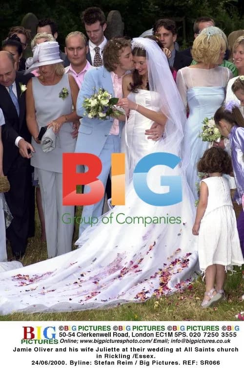 Jamie Oliver's wedding in Rickling, Essex