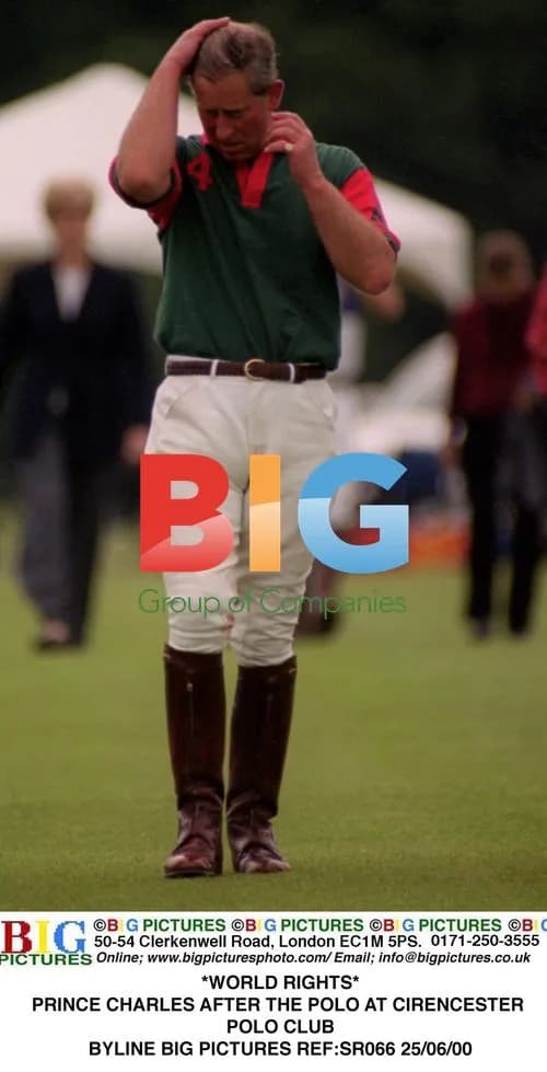 Prince Charles After Polo at Cirencester Polo Club