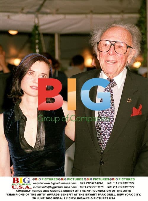 Kimberly Peirce and George Sidney at NY Arts Benefit