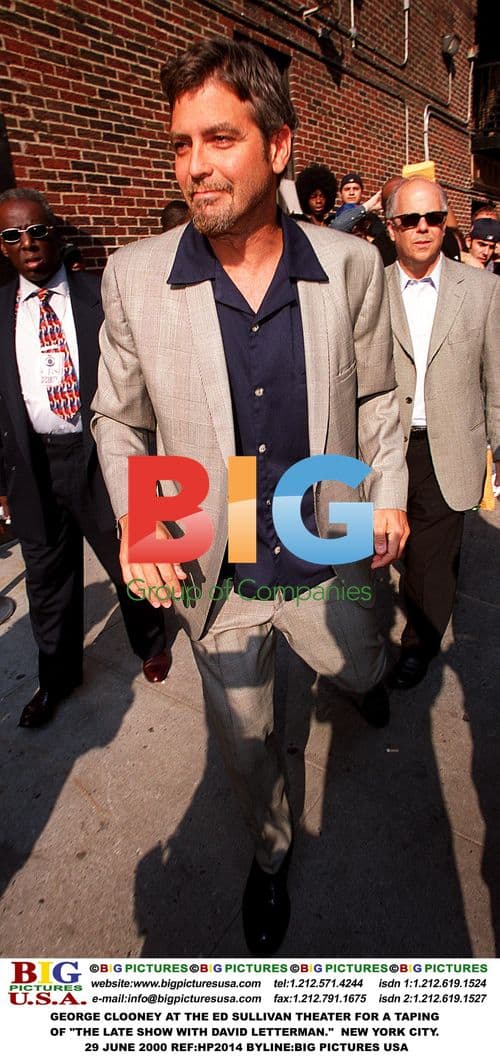 George Clooney on "The Late Show"