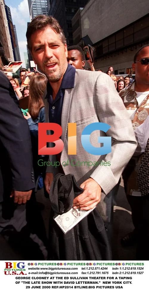 George Clooney at The Late Show with David Letterman