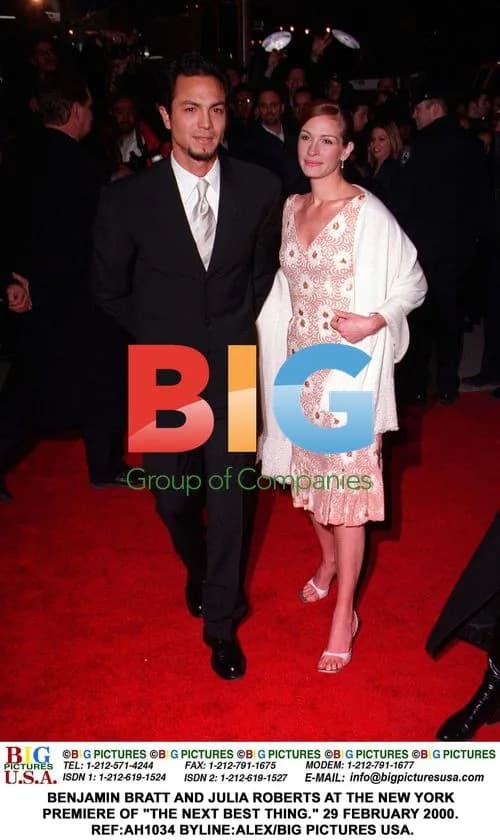 BENJAMIN BRATT AND JULIA ROBERTS AT "THE NEXT BEST THING" PREMIERE