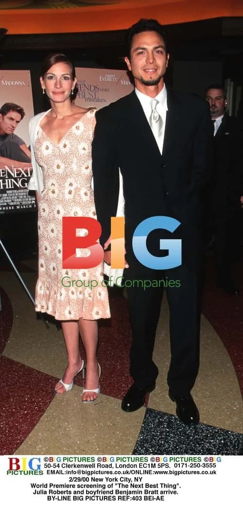 Julia Roberts and Benjamin Bratt at "The Next Best Thing" Premiere