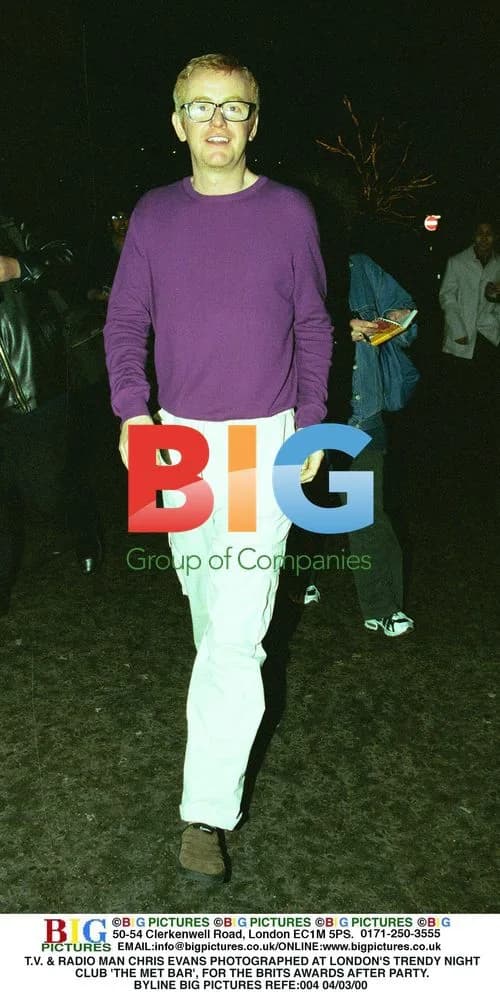 Chris Evans at the Brits Awards After Party