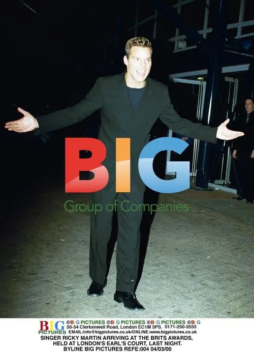 Ricky Martin at BRITS Awards
